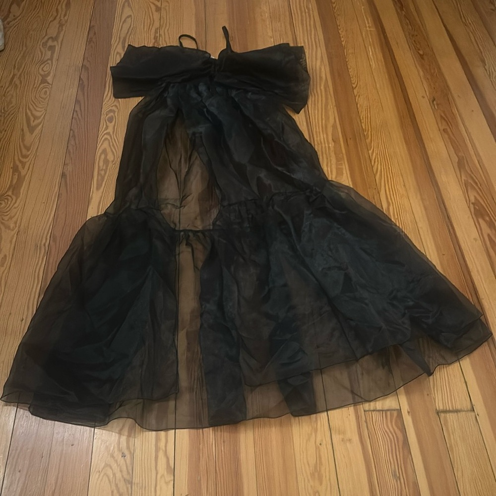 New without tags, free people someone say bows bodysuit tulle dress size xsmall - Picture 3 of 5